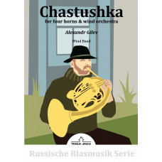 Chastushka for four horns & wind orchestra